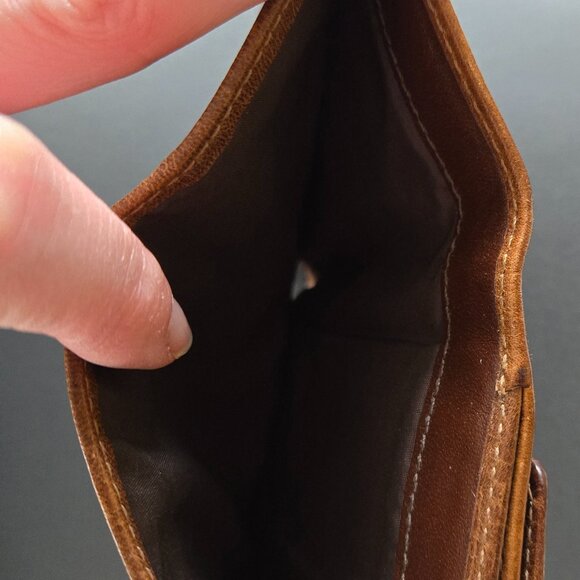 Coach Legacy Tobacco Brown Braided Handle Heavy Tote and Wallet - Picture 10 of 11